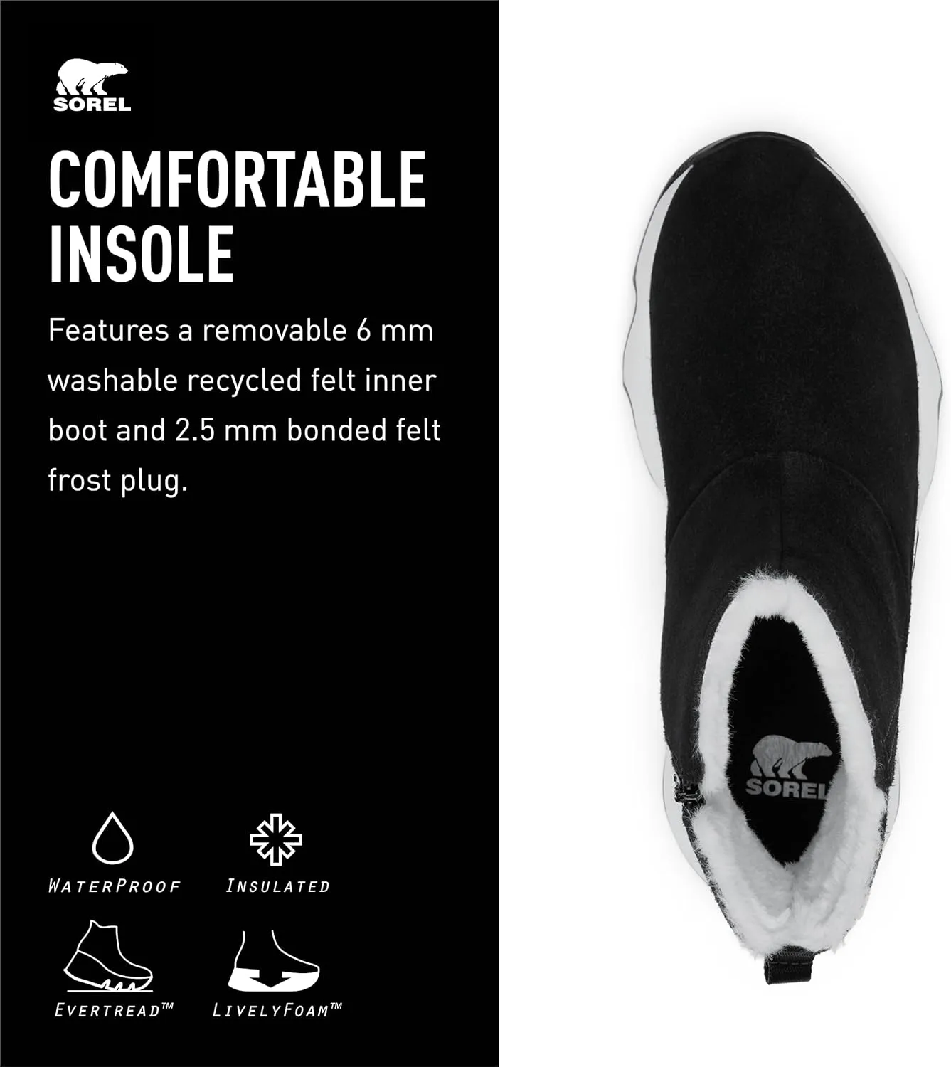 SOREL Women's Kinetic Impact Waterproof Short Boot