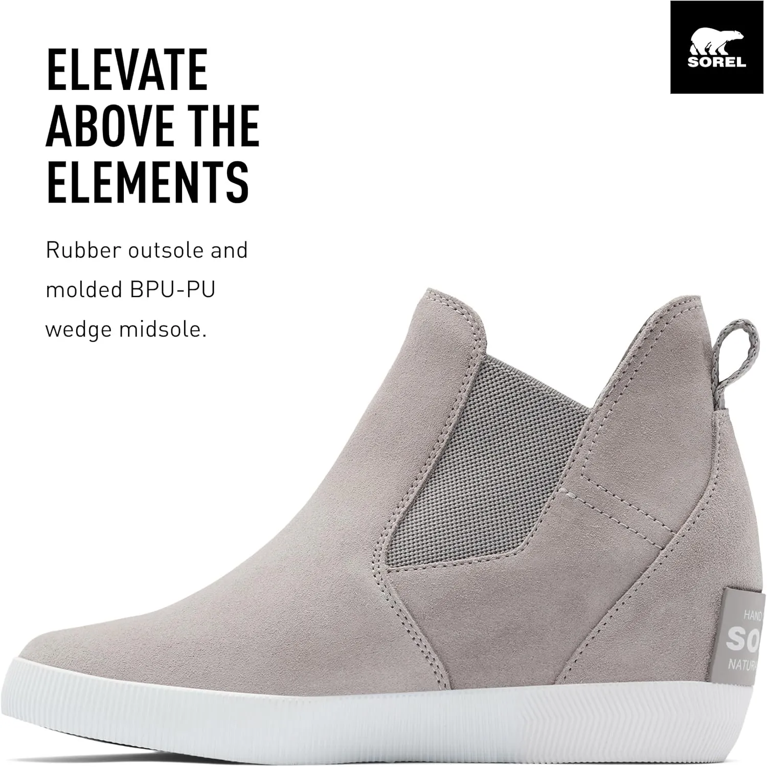 SOREL Women's Out N About Slip-On Wedge Boot
