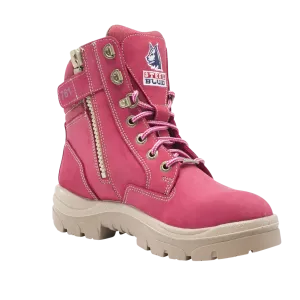 South Cross - Ladies Zip Lace Up Safety Boot