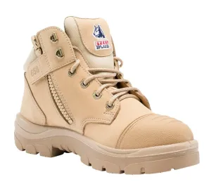 Steel Blue Parkes Zip Sided Scuff Cap Safety Boot 312658