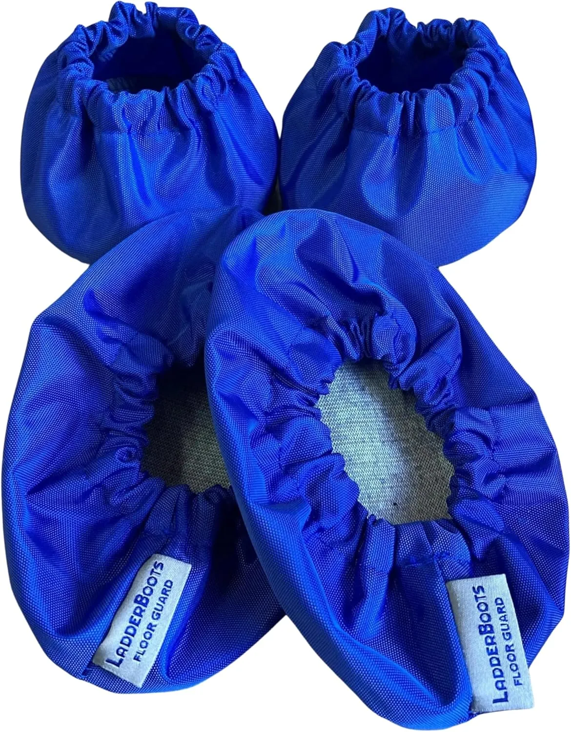 Step Ladder Safety Shoe Floor Protectors - Reusable Ladder Covers - Lab Tested - Made in The USA Set of 4, Royal Blue, LDBT4RB