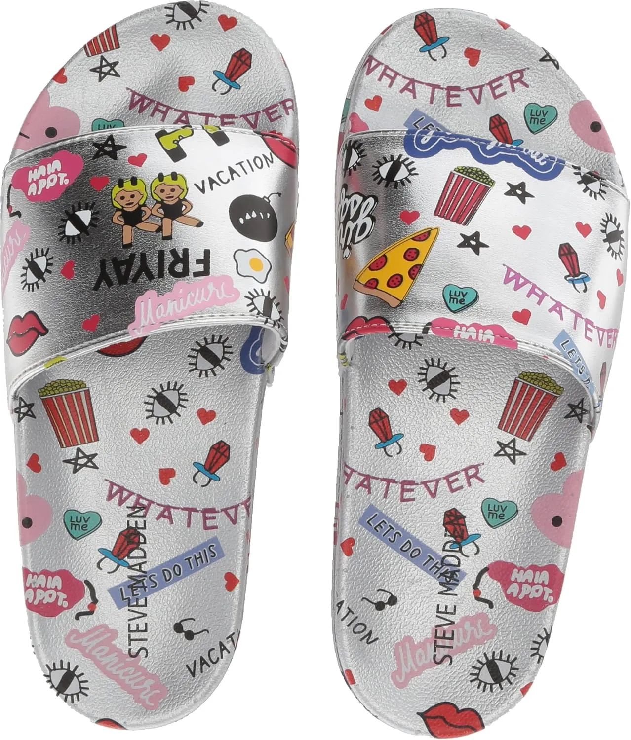 Steve Madden Girl's Jmono Slide Sandal