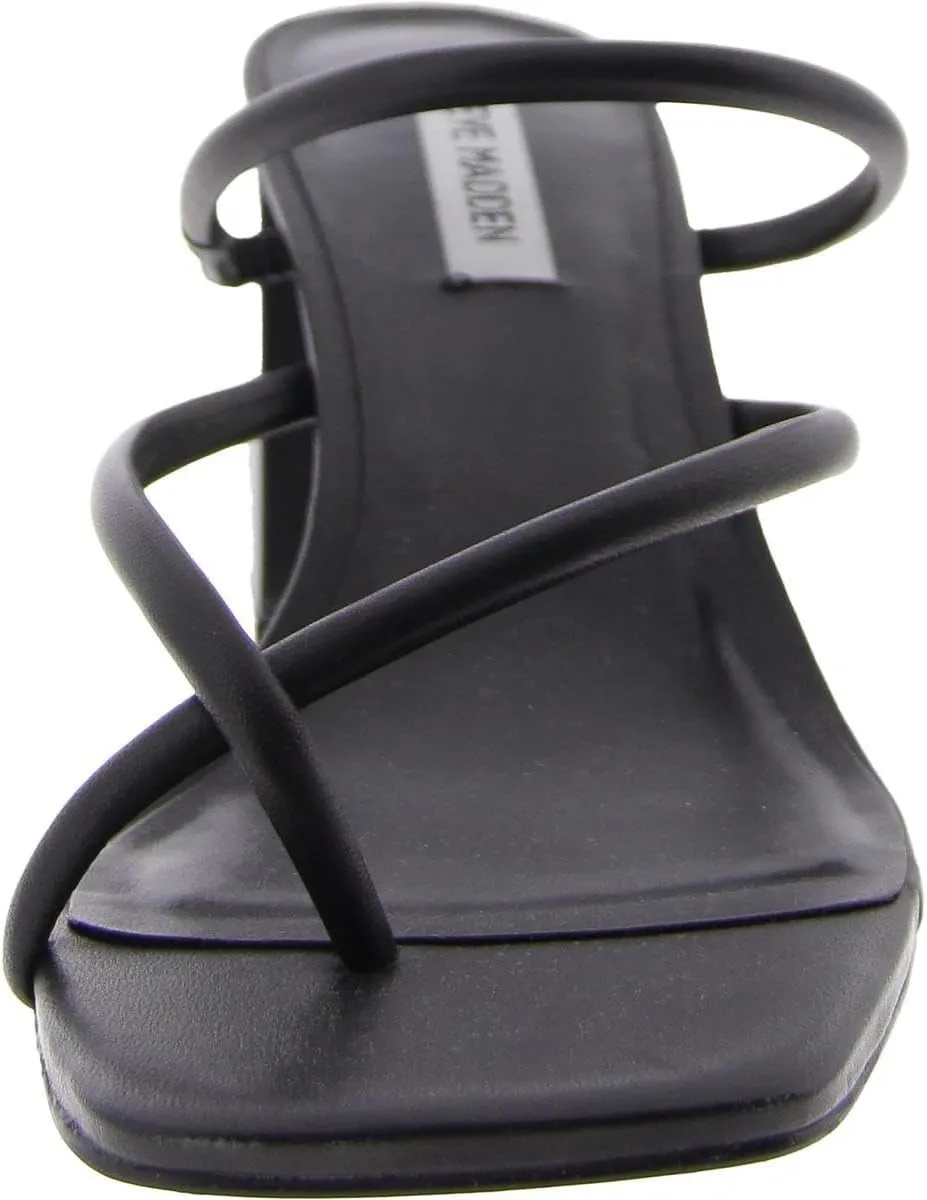 Steve Madden Womens Effie Slip On Toe Loop Slide Sandals