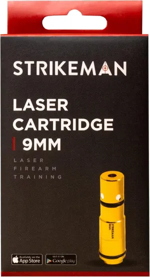 Strikeman Dry Fire Laser Training Cartridge - Great for Target Shooting Practice with Pistols, Made for The Firearm Training System - Red Laser Cartridge Only, Multiple Calibers