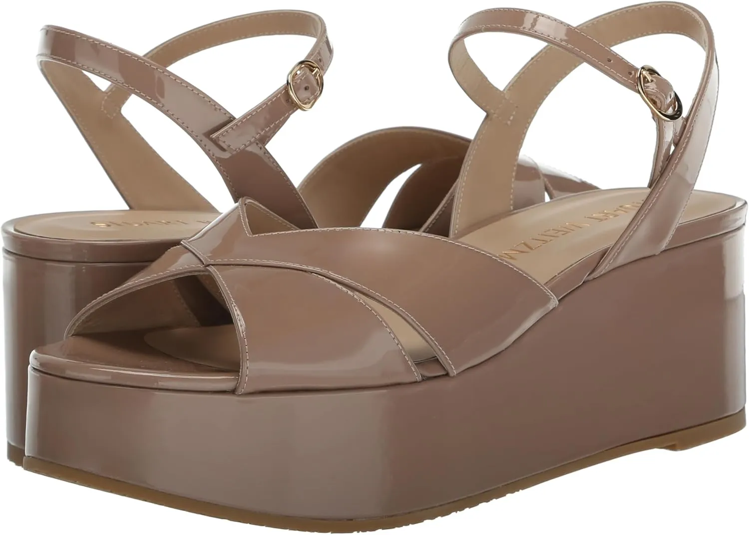 Stuart Weitzman Women's Carmen Midi Wedge Platform