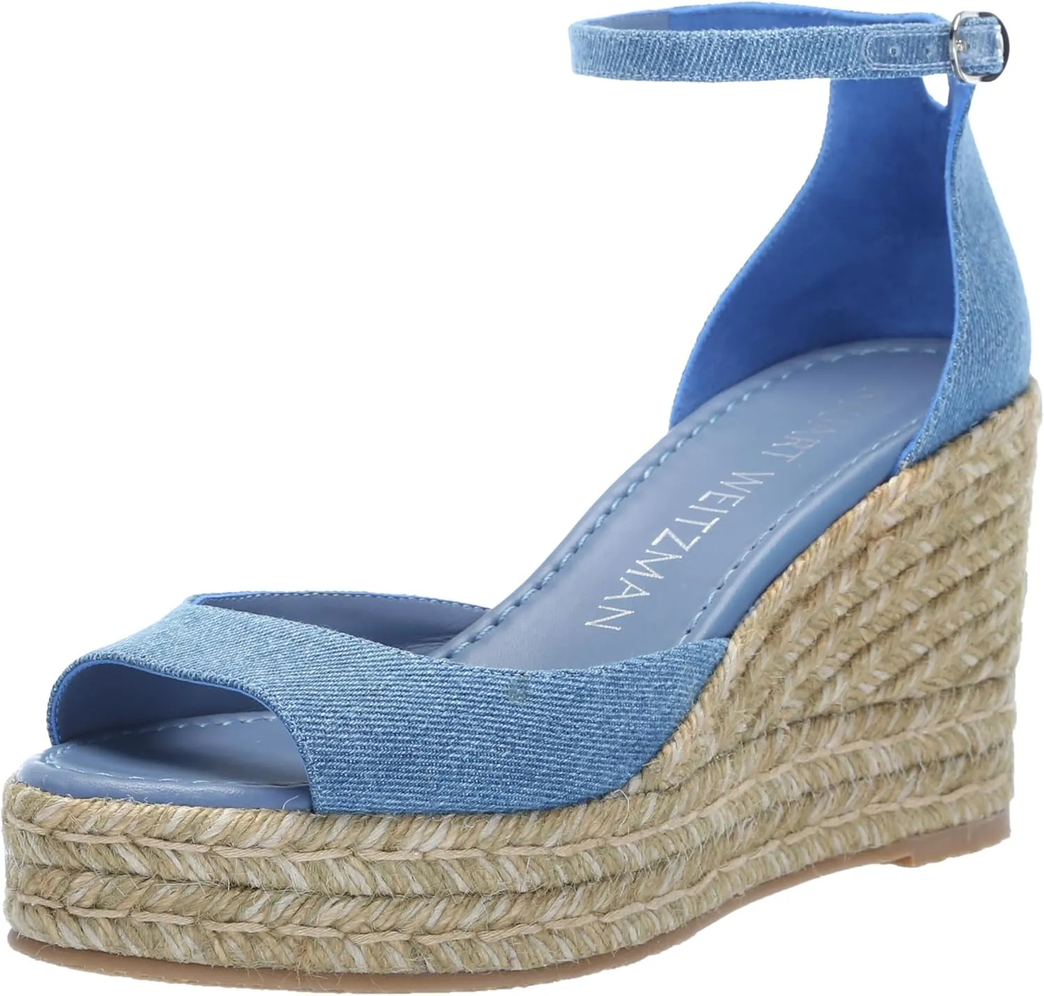 Stuart Weitzman Women's Nudistia Espadrille Wedge Platform
