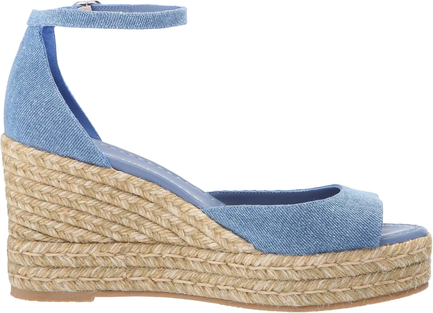 Stuart Weitzman Women's Nudistia Espadrille Wedge Platform