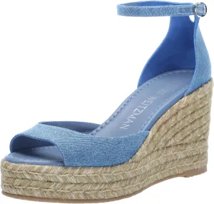 Stuart Weitzman Women's Nudistia Espadrille Wedge Platform
