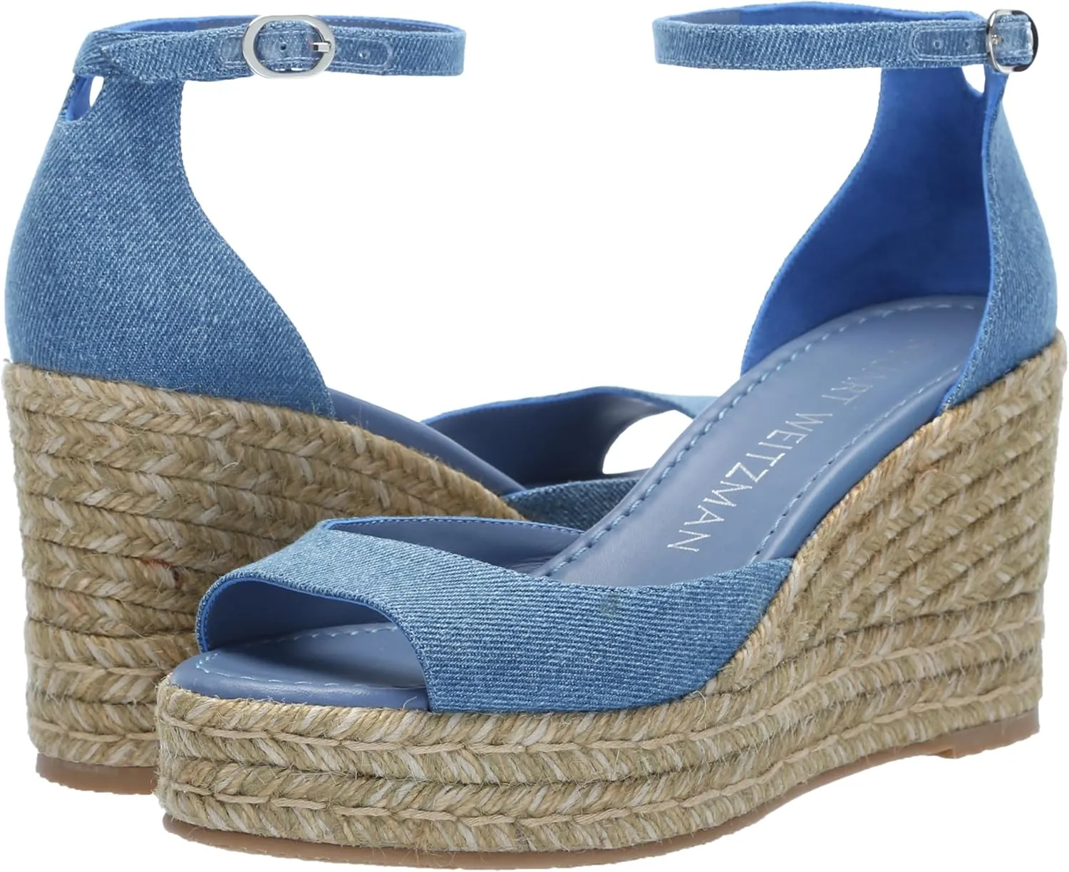 Stuart Weitzman Women's Nudistia Espadrille Wedge Platform