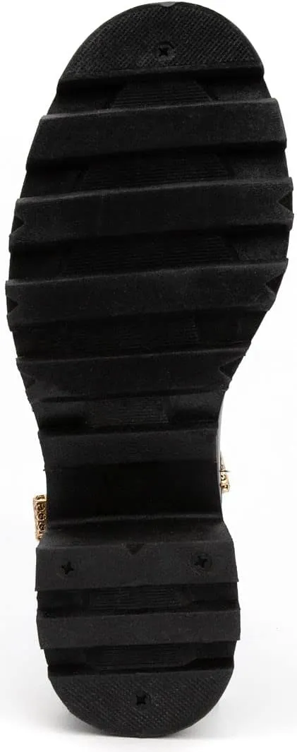 Sugar Women's Kacee Mid Calf Chunky Heel Lace Up Fashion Boots