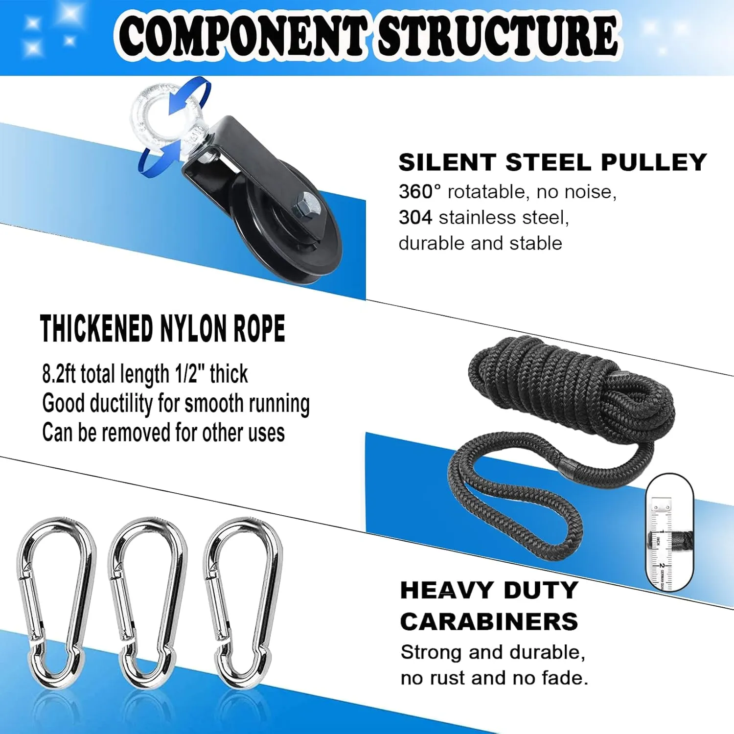 Taeku LAT Pulley System for Home Gym – Strength Training Fitness Equipment Cable Machine for Triceps, Biceps, Back & Shoulder Workouts