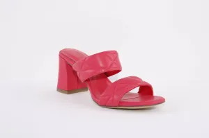 TAMARIS - 27240-505 MEDIUM HEEL MULE - DEEP PINK
