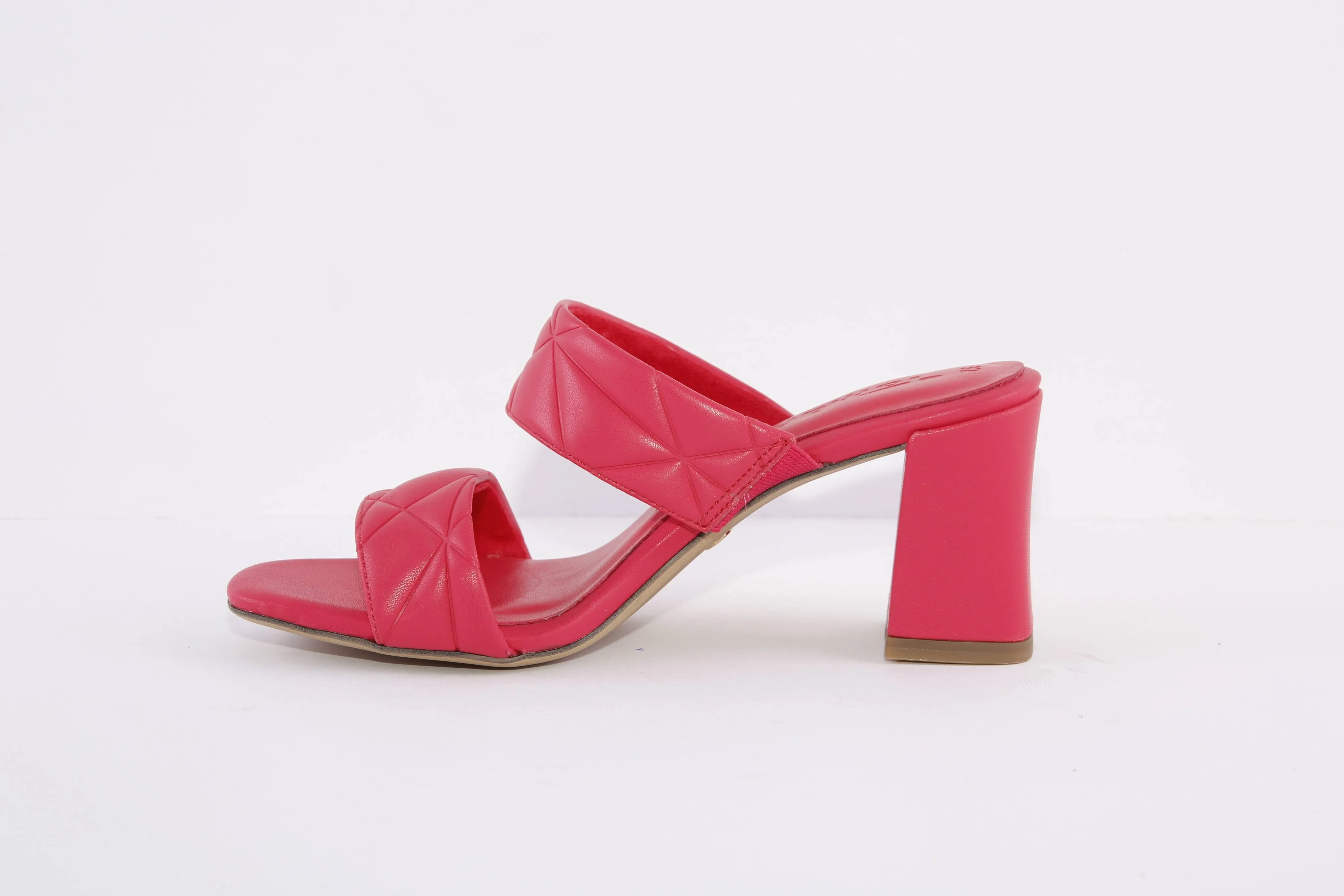 TAMARIS - 27240-505 MEDIUM HEEL MULE - DEEP PINK