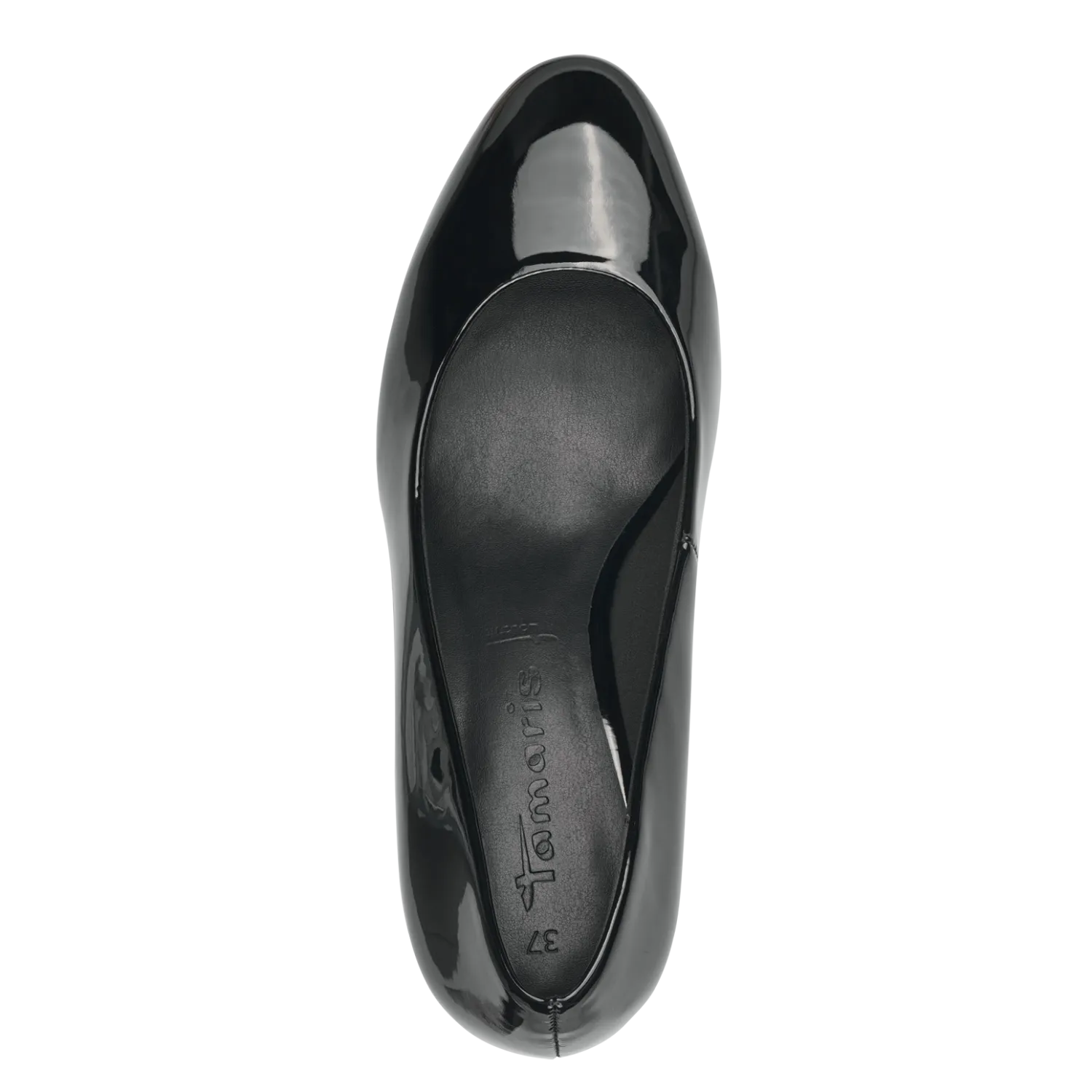 Tamaris Ladies Block Heel Court Shoe 22407-41 018