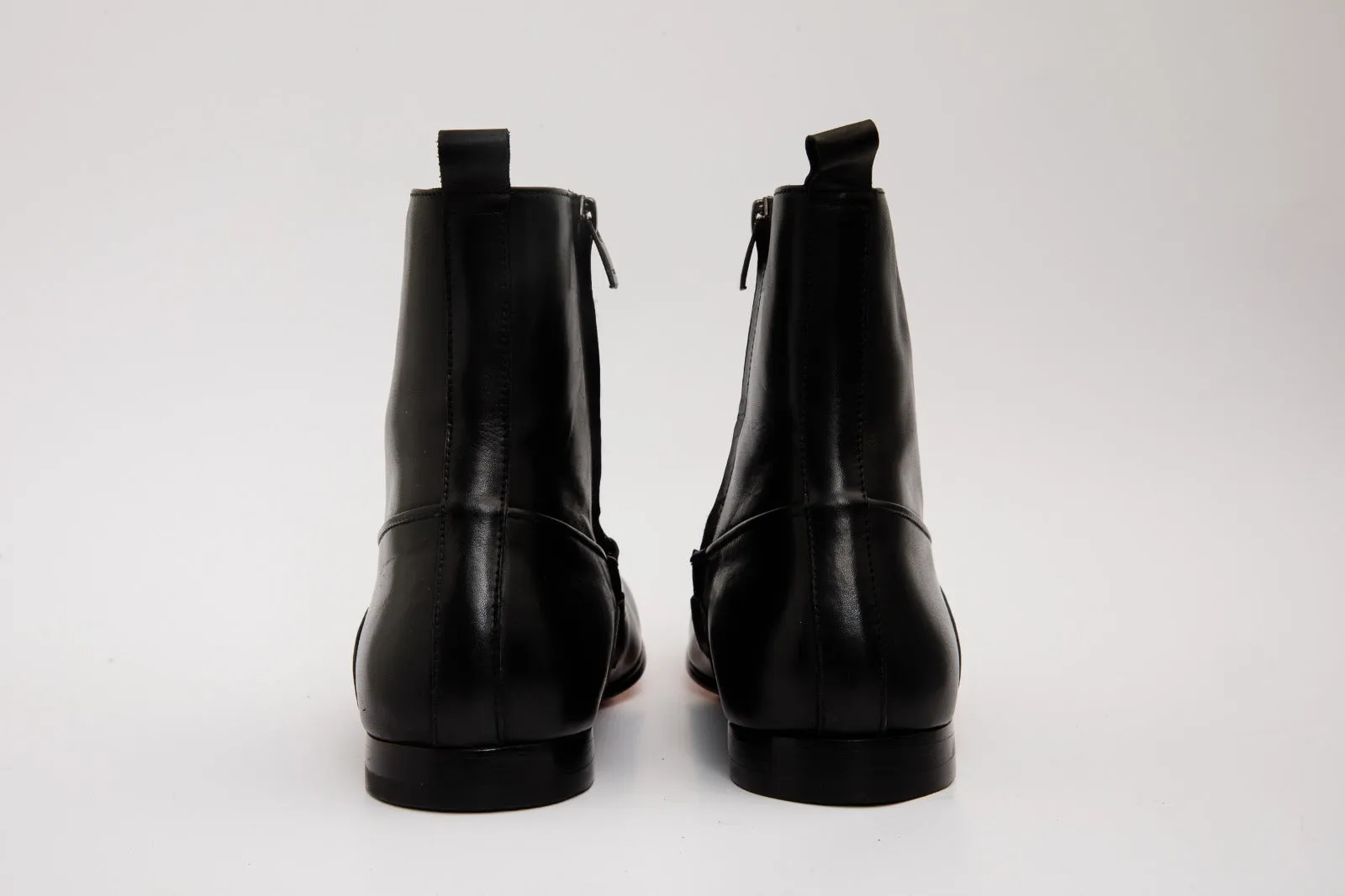 The Baron Black Bit Zip-Up Dress Men Boot Final Sale!