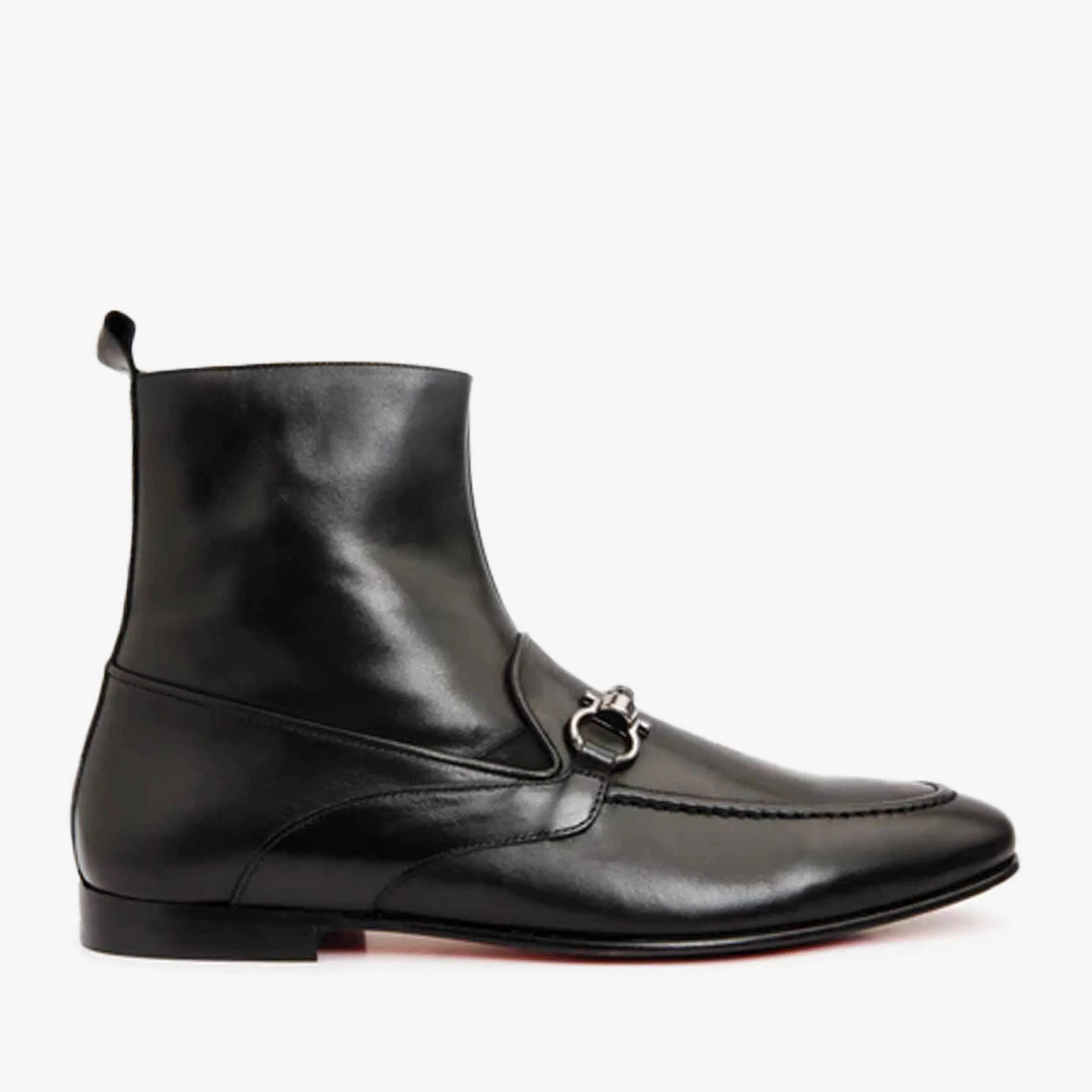 The Baron Black Bit Zip-Up Dress Men Boot Final Sale!