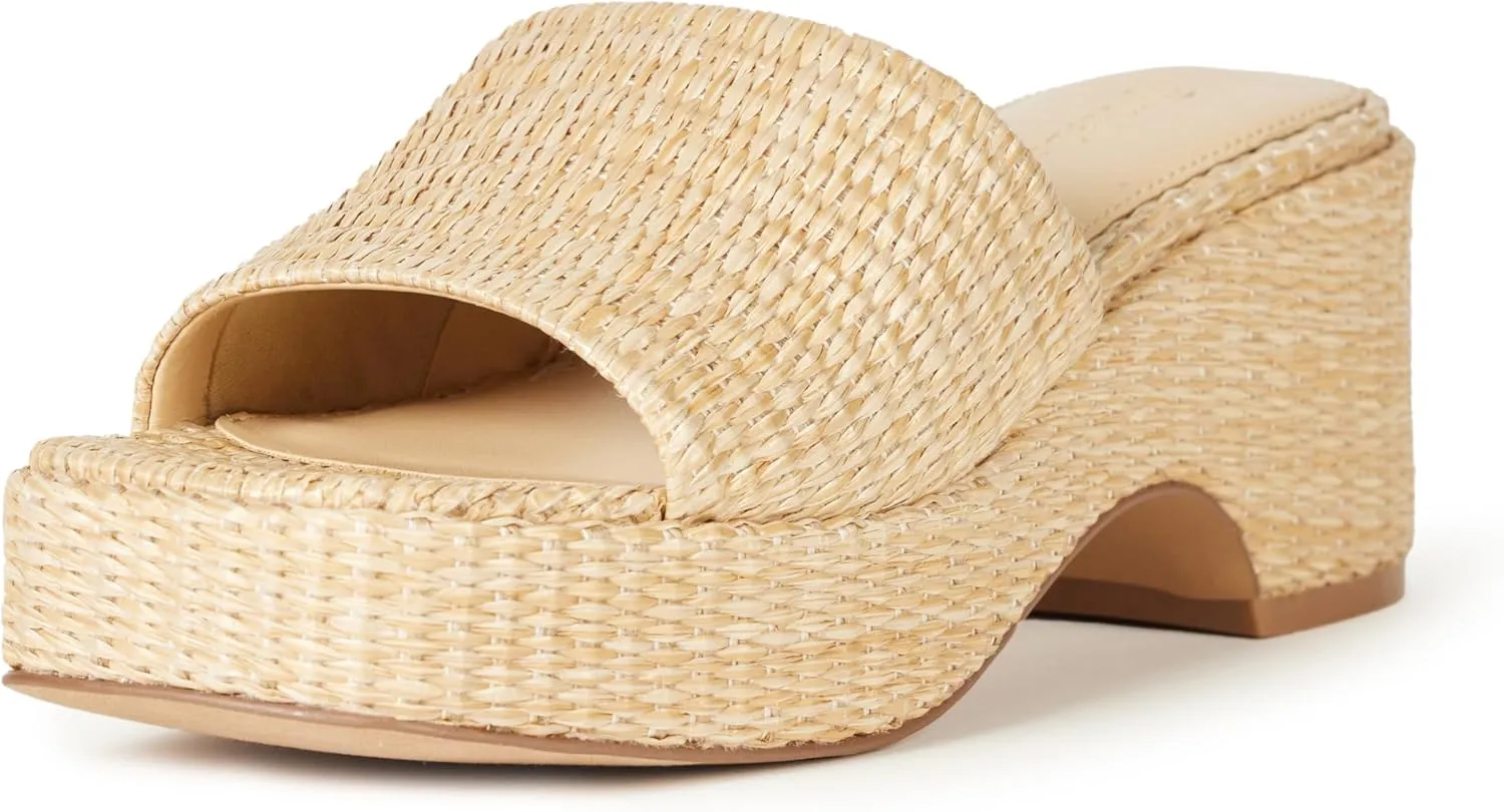 The Drop Women's Bertina Platform Slide Sandals
