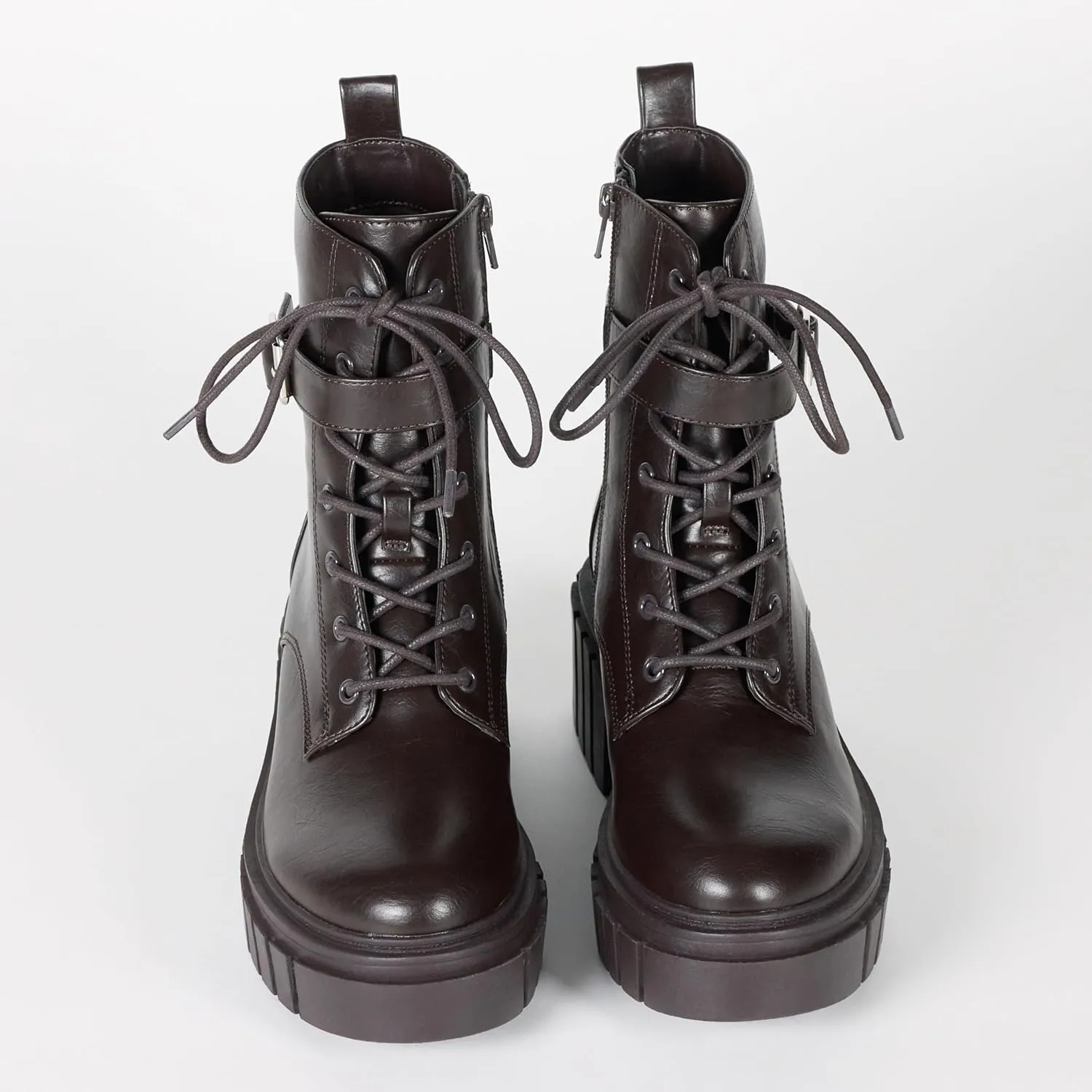 The Drop Women's Koi Lace Up Platform Combat Boots