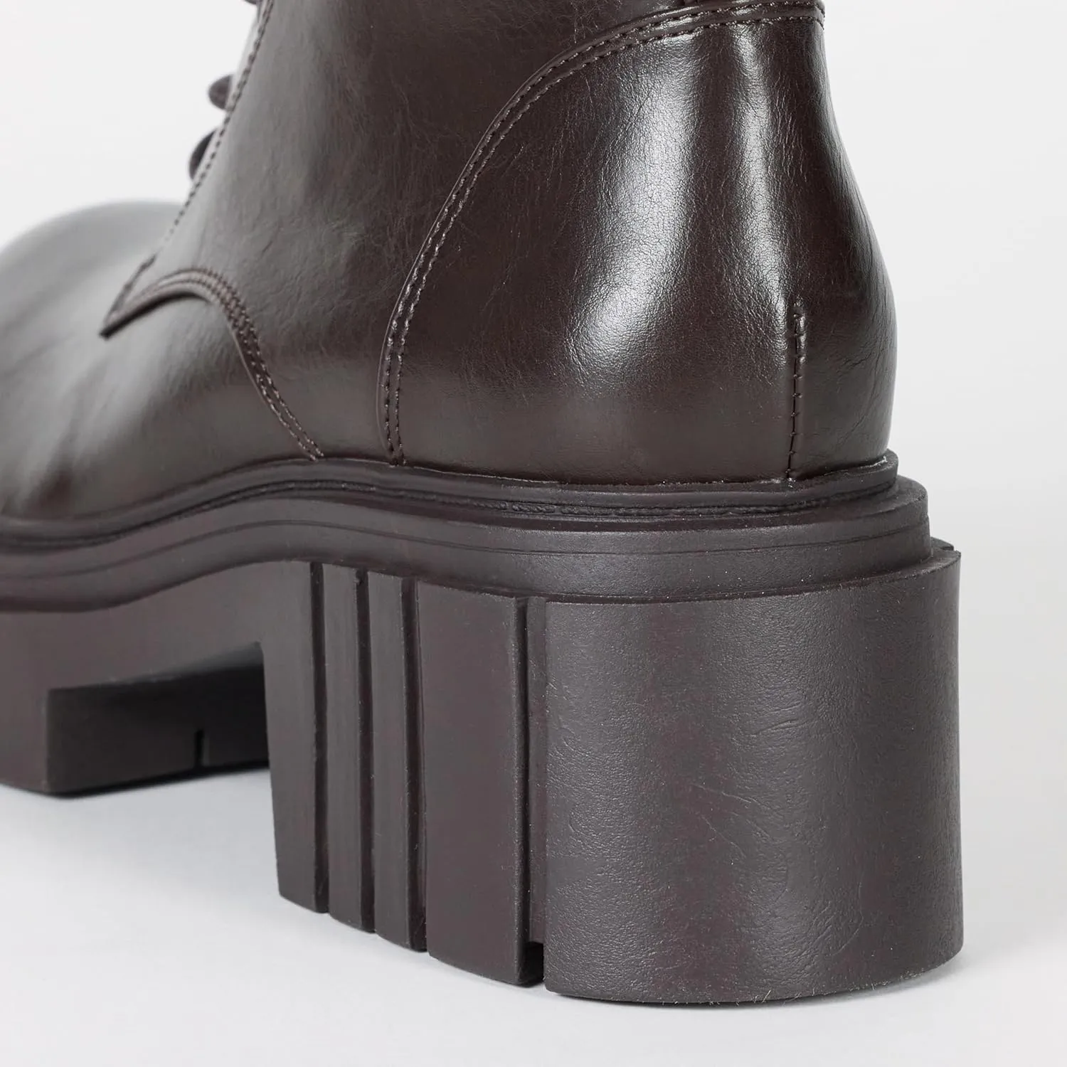 The Drop Women's Koi Lace Up Platform Combat Boots