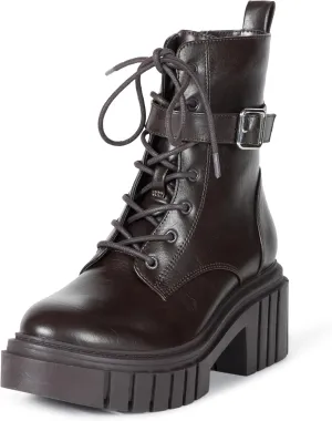 The Drop Women's Koi Lace Up Platform Combat Boots