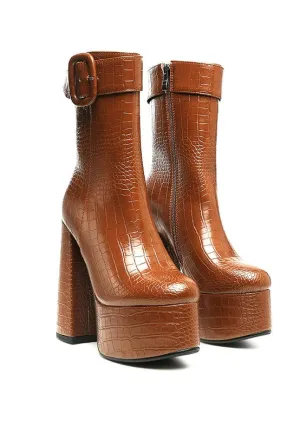 The Gracie Platform Bootie