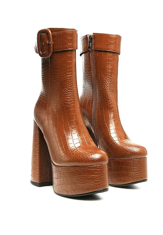 The Gracie Platform Bootie