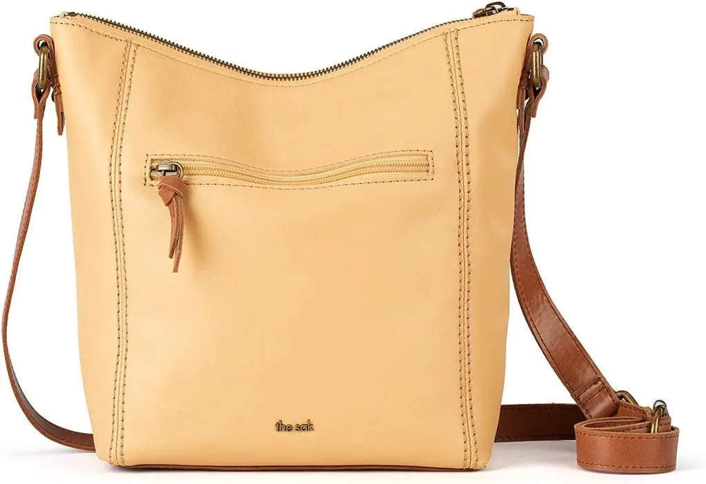 The Sak Ashland Crossbody Purse - Women's Leather Handbag For Everyday & Travel - Cross Body With Adjustable Shoulder Strap