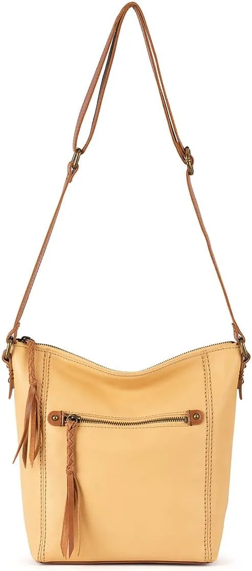 The Sak Ashland Crossbody Purse - Women's Leather Handbag For Everyday & Travel - Cross Body With Adjustable Shoulder Strap