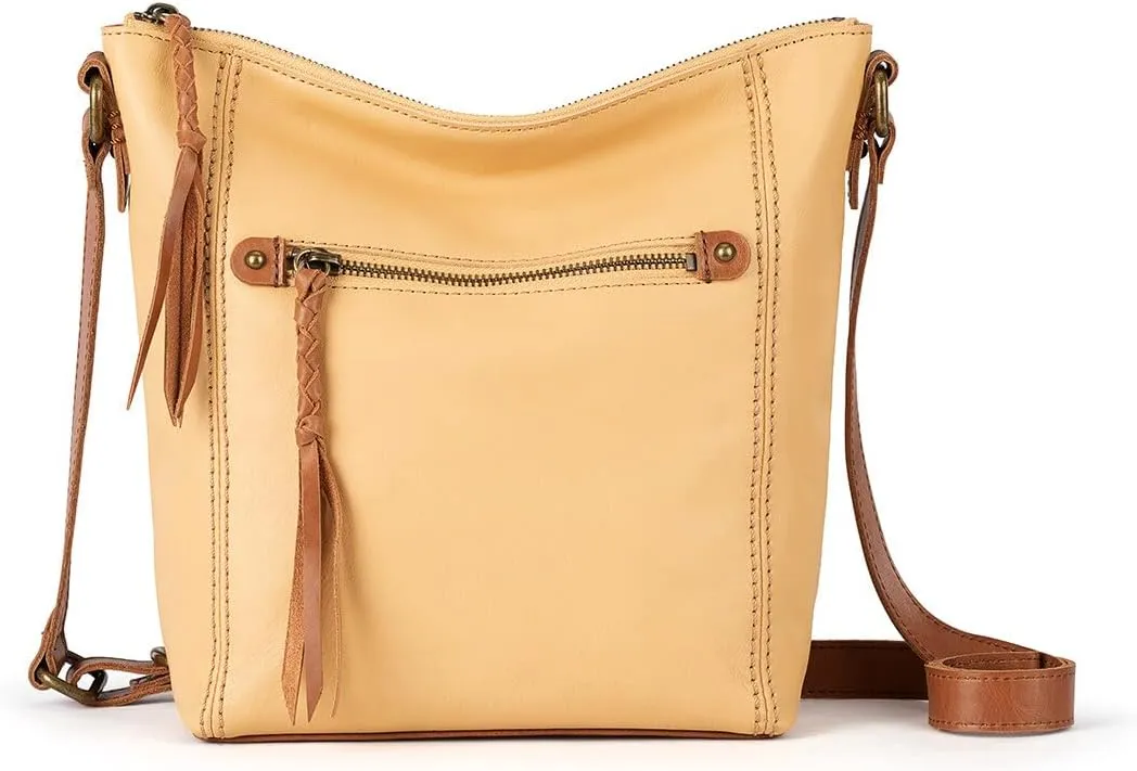 The Sak Ashland Crossbody Purse - Women's Leather Handbag For Everyday & Travel - Cross Body With Adjustable Shoulder Strap