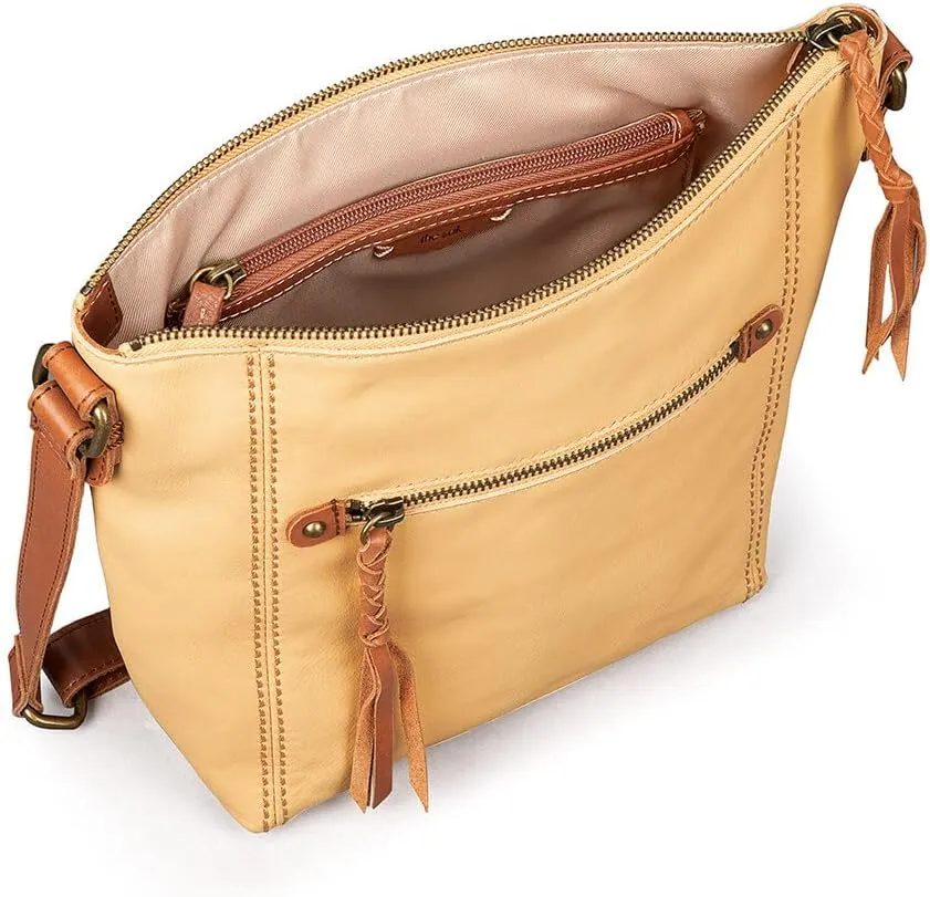 The Sak Ashland Crossbody Purse - Women's Leather Handbag For Everyday & Travel - Cross Body With Adjustable Shoulder Strap