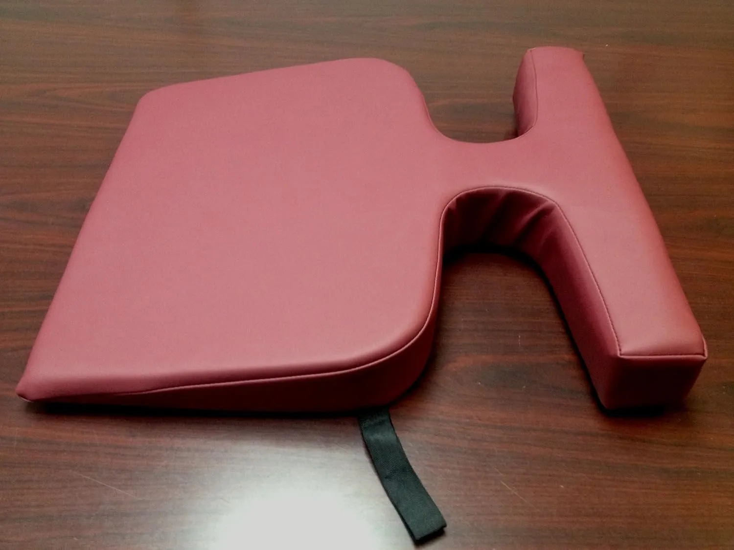Therapist's Choice® Comfort Bolster Wedge, Massage Table Breast Pillow, Prone Pillow (Burgundy)