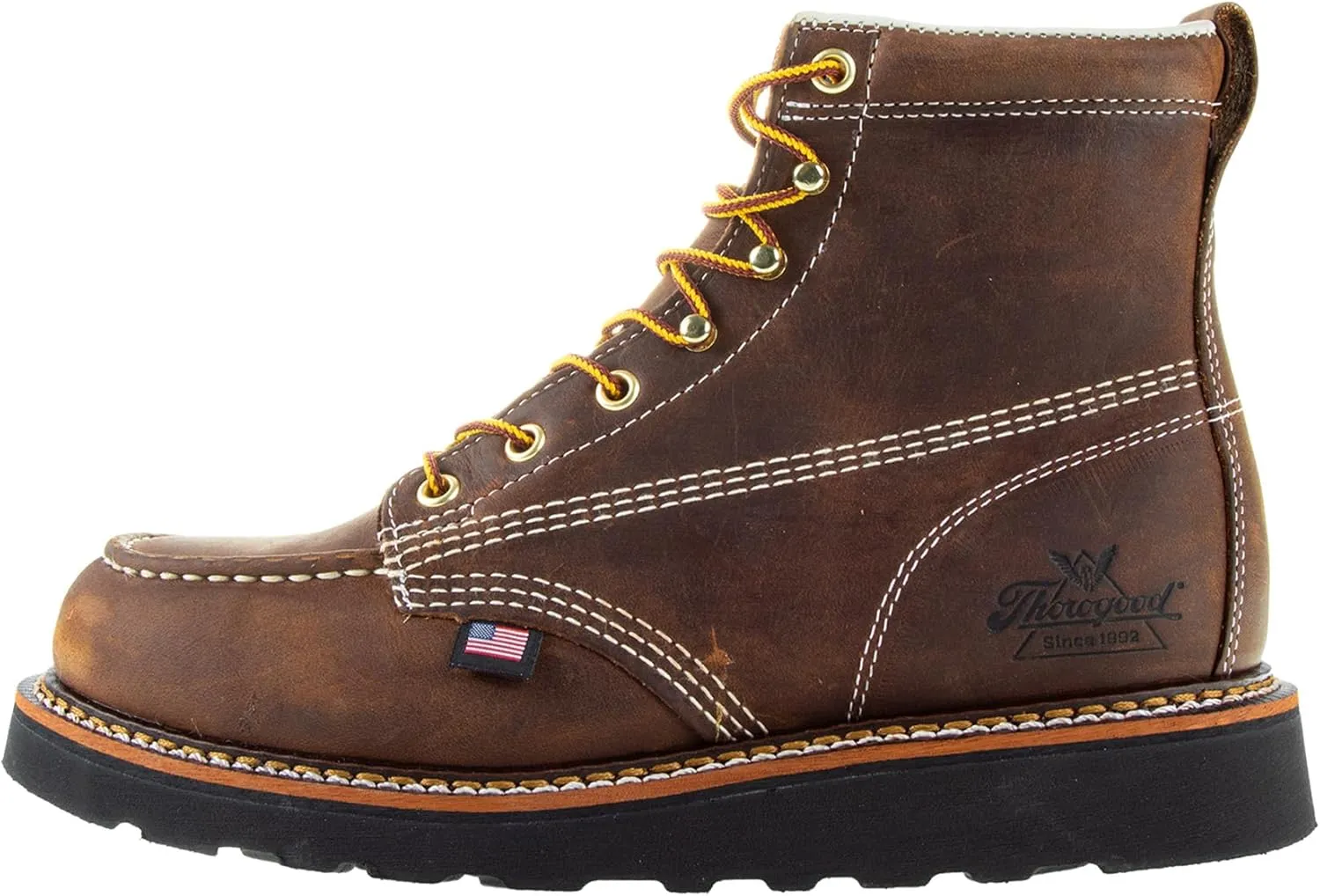 Thorogood Men's American Heritage 6" Moc Wedge Soft Toe Industrial Boot