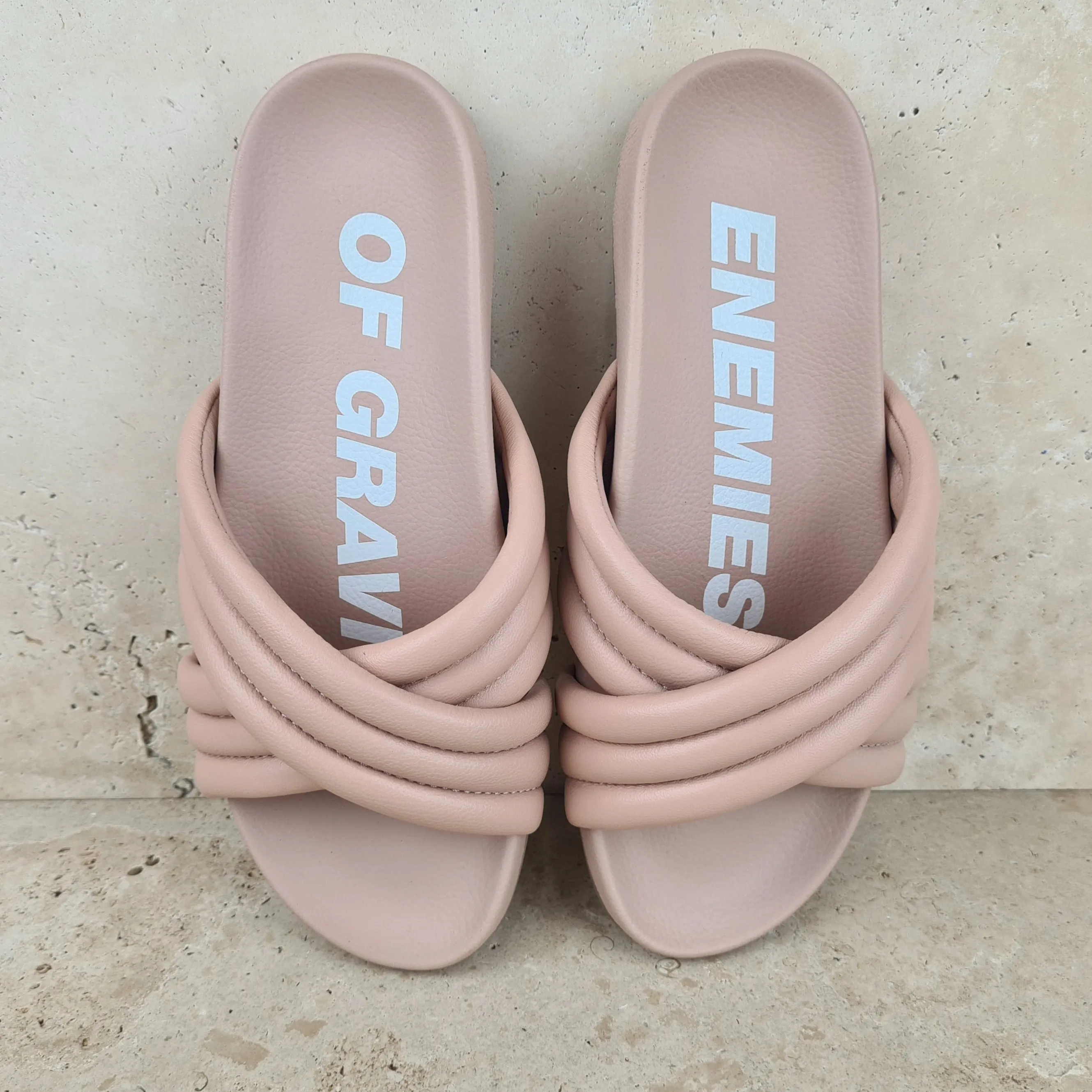 Tide Cross Padded Snow Pink