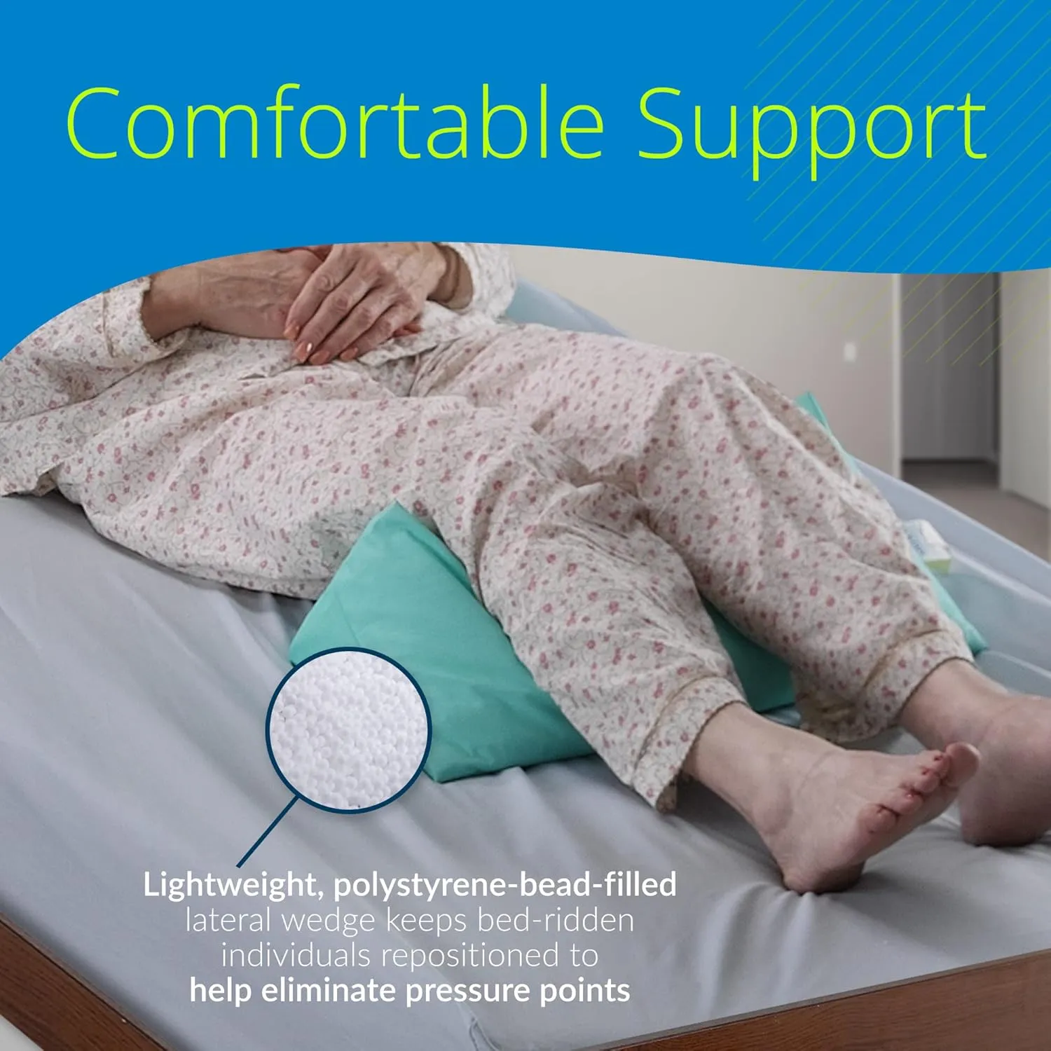 TIDI 6309L Posey Lateral Wedge – Large – Quantity: 1 – Bed Safety – Positioning Wedge – Home Care