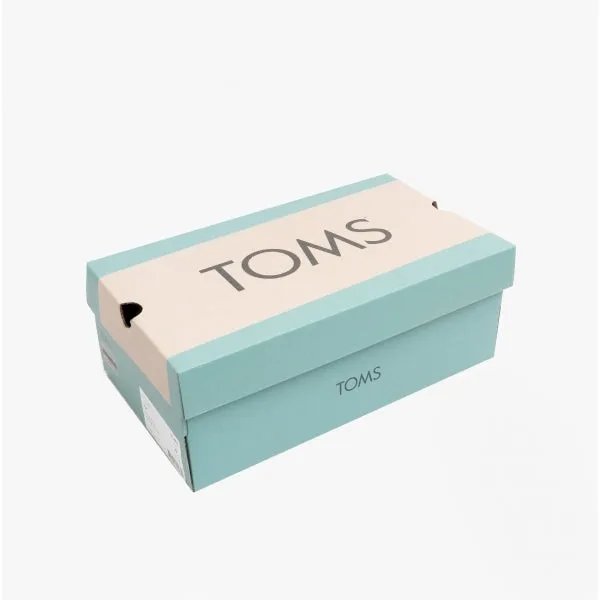TOMS BAJA Mens Slip On Canvas Shoes Grey