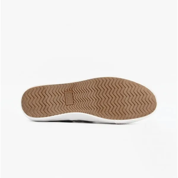 TOMS BAJA Mens Slip On Canvas Shoes Grey