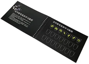 Trainer Sheet Application Practice Manicure Training Cards Beginner Lines Painting acrylic bead practice sheet for nails depotting tool mixing tray nail art book
