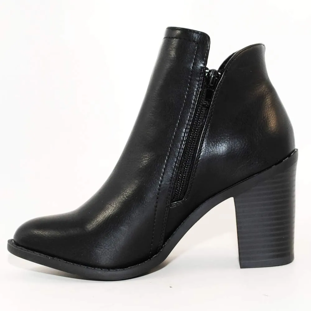 TRENDSUP Women's Fashion Side Zipper Booties