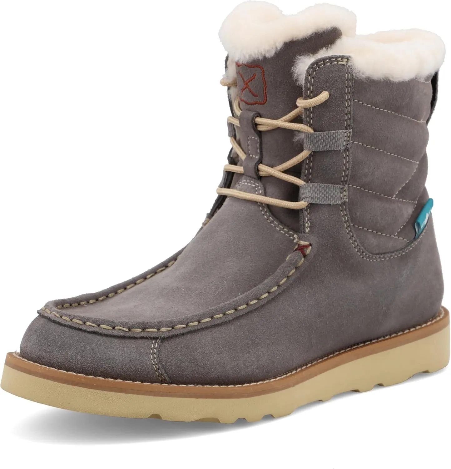 Twisted X Women's 6" Wedge Sole Boot, Moc Toe