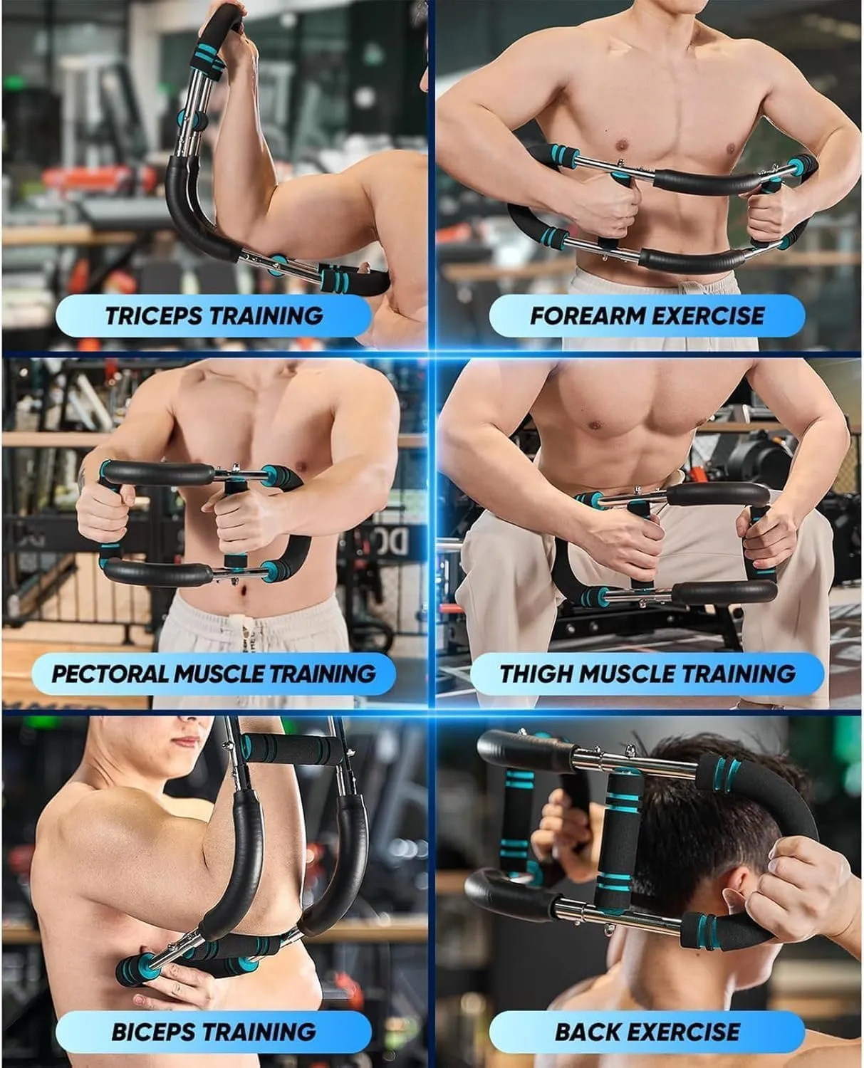 Twister Arm Trainer for Men - Adjustable Chest Workout Equipment for Home Gym, Muscle Builder & Strength Training for Arms, Chest, Shoulders