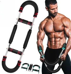 Twister Arm Trainer for Men - Adjustable Chest Workout Equipment for Home Gym, Muscle Builder & Strength Training for Arms, Chest, Shoulders