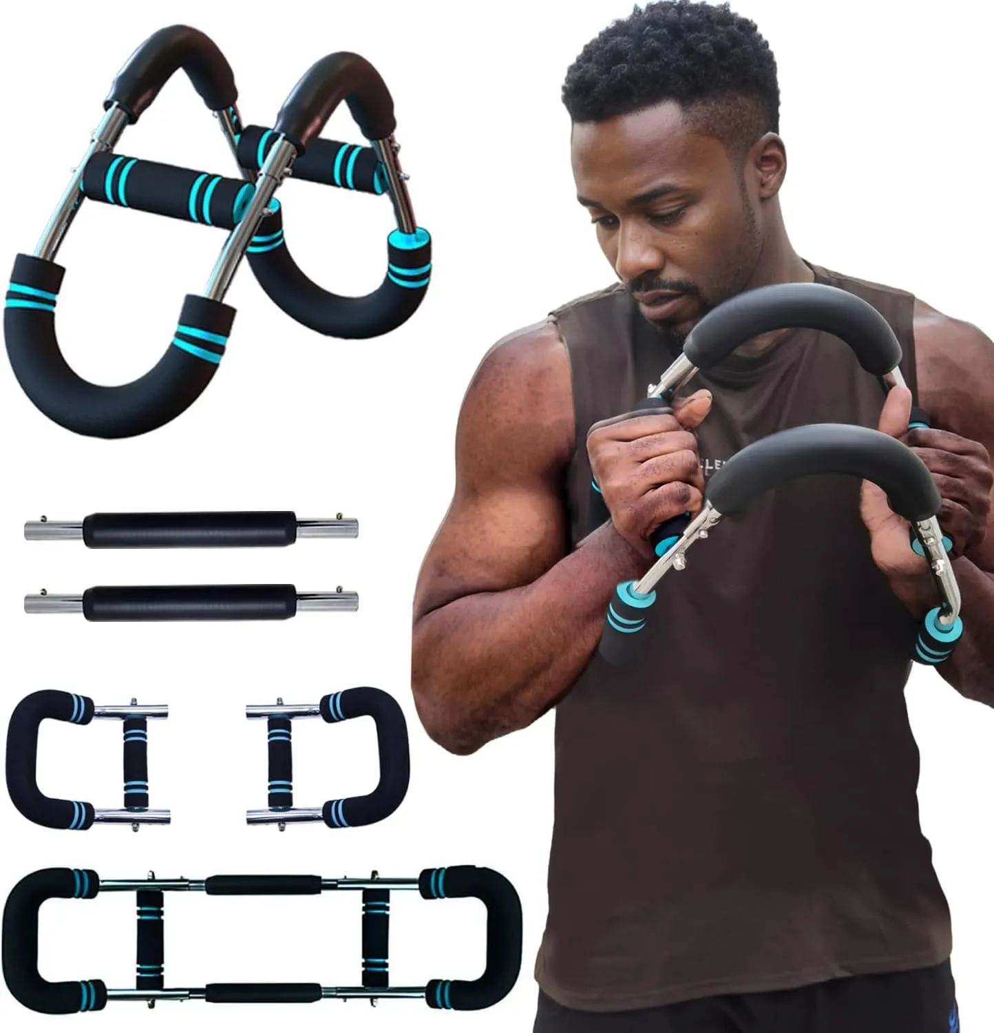 Ultimate Twister Arm Trainer, Adjustable Chest Workout Equipment, Arm Trainer For Men, Shoulder Muscle Training, Upper Body Strength Training Machine, Portable Spring Resistance Home Fitness Equipment