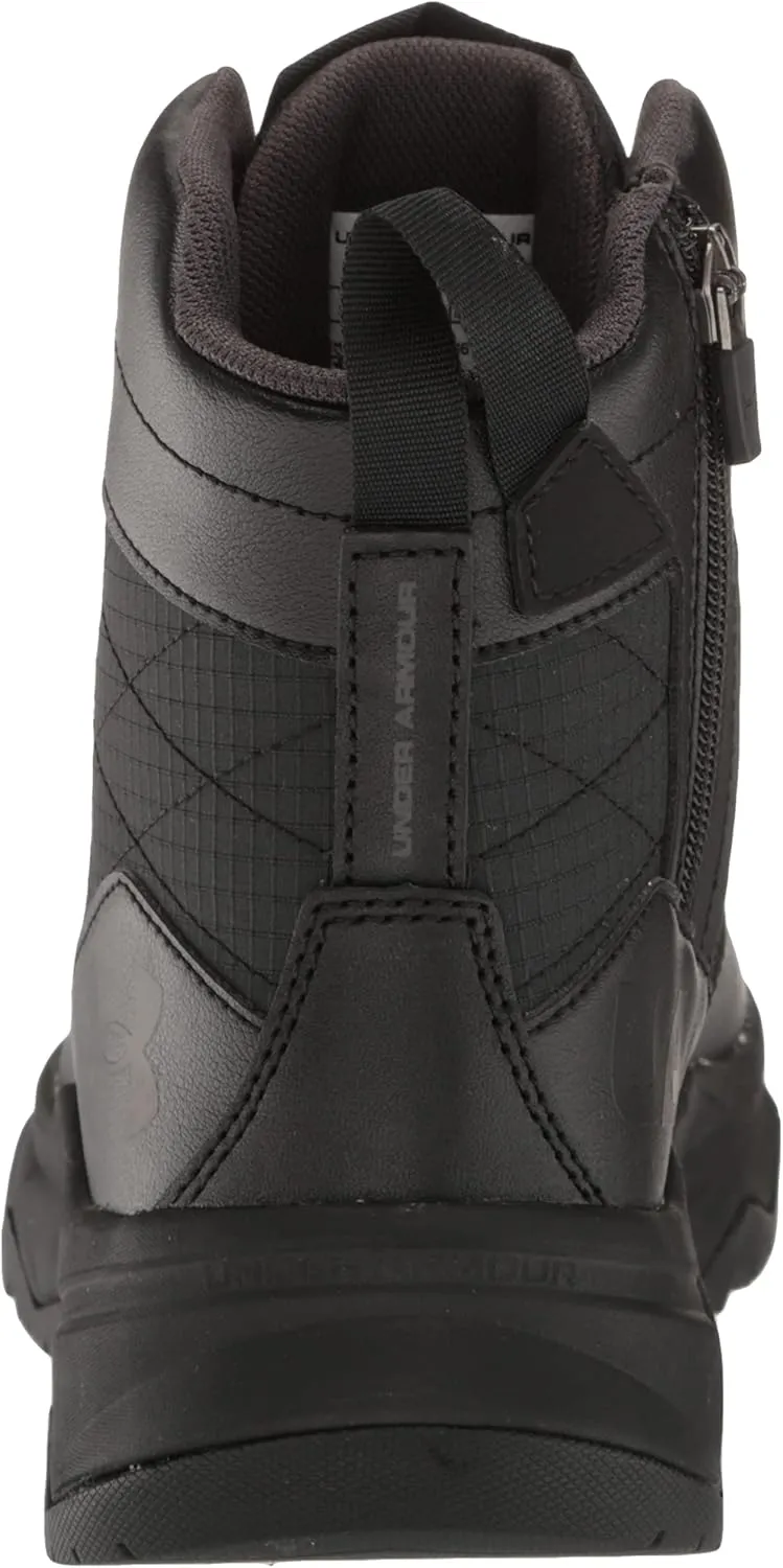 Under Armour Men's Stellar G2 6" Side Zip Lace Up Boot Military and Tactical