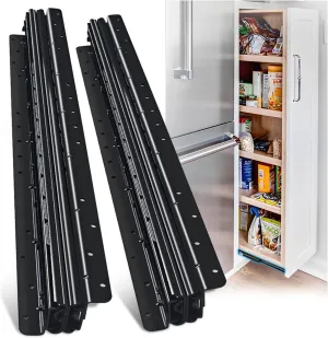 Undermount Heavy Duty Drawer Slides Rail Bottom Mounted Full Extension Hidden Drawer Runners Ball Bearing Glides Staircase Cupboard Cabinet Wardrobe 16 24 32 40 Inch (loads up to 260 lbs)1 Pair