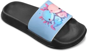 Unisex Slides for Kids Girls Boys Sandals Thick Sole Non Slip Shower Shoes Comfortable House Slippers Fashion Gifts