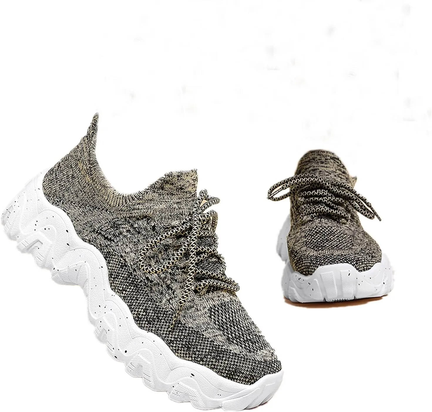 UOQAPRE Running Shoes Lightweight Sports Tennis Shoes Breathable Mesh Walking Sneakers Sock Casual Ladies Fashion Sneakers
