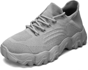 UOQAPRE Running Shoes Lightweight Sports Tennis Shoes Breathable Mesh Walking Sneakers Sock Casual Ladies Fashion Sneakers