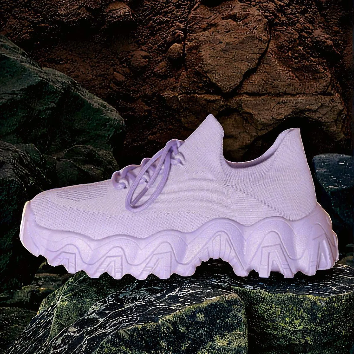UOQAPRE Running Shoes Lightweight Sports Tennis Shoes Breathable Mesh Walking Sneakers Sock Casual Ladies Fashion Sneakers