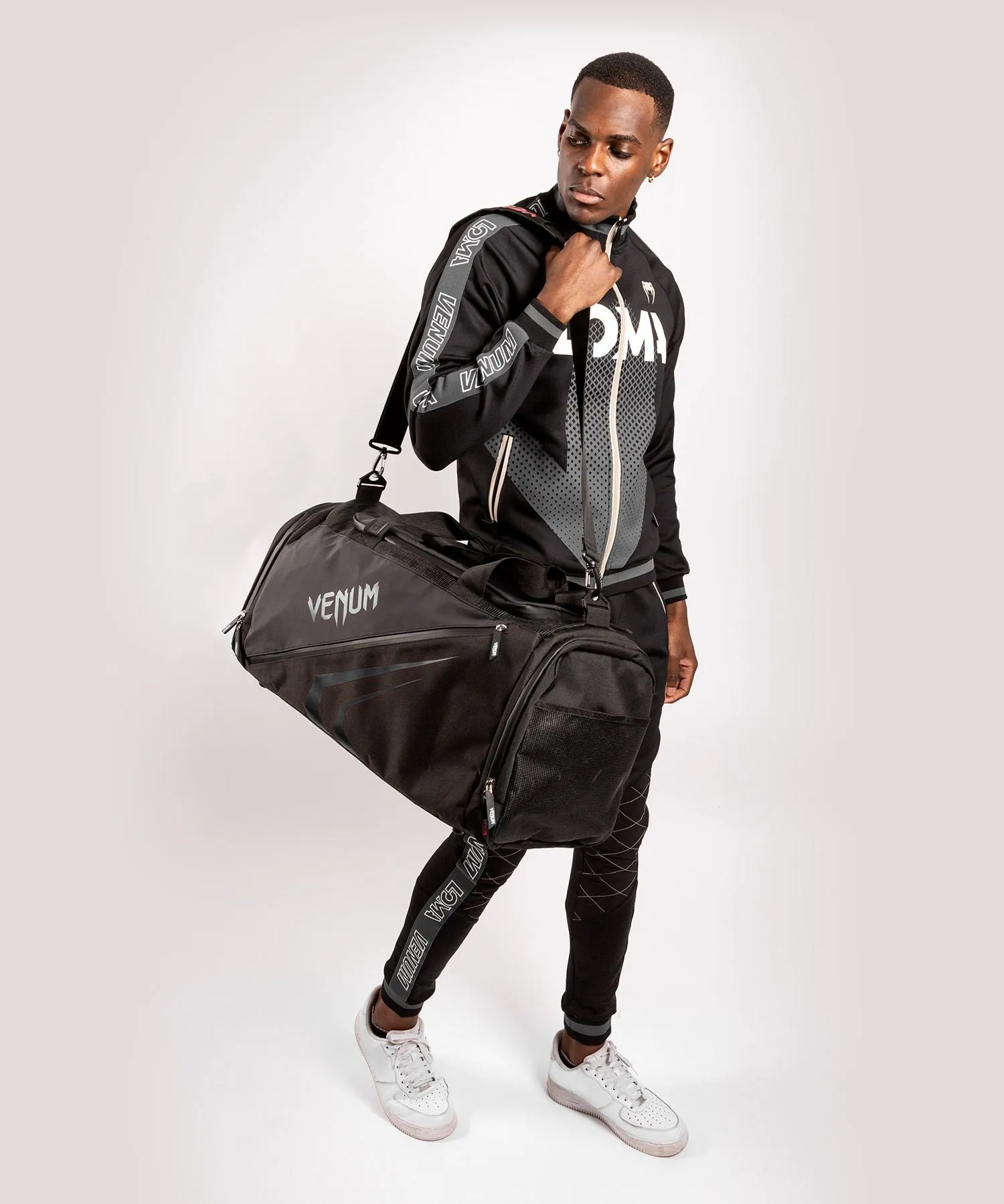 Venum Trainer Lite Evo Sports Bag - Black/Black