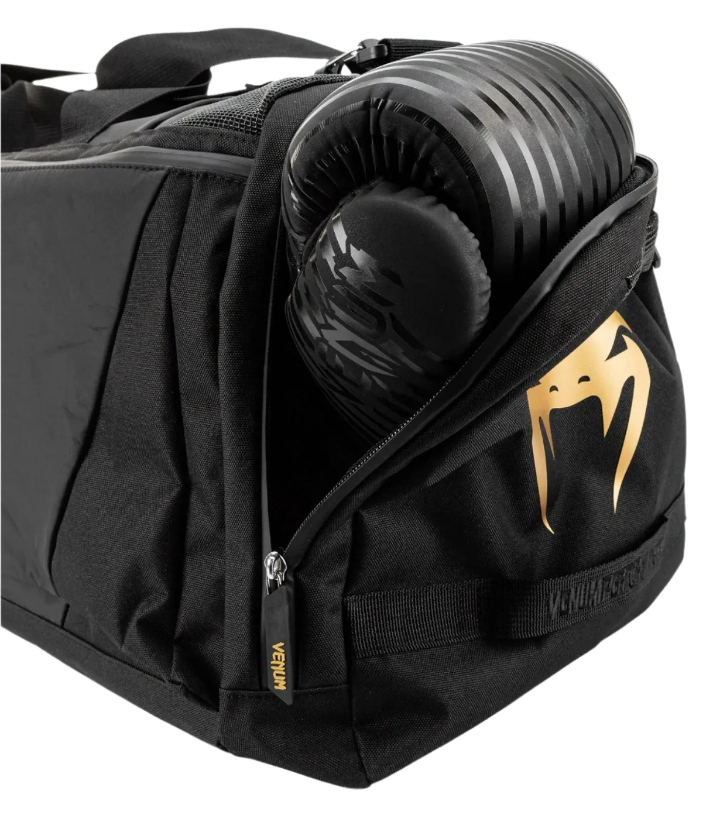 Venum Trainer Lite Evo Sports Bags - Black/Gold
